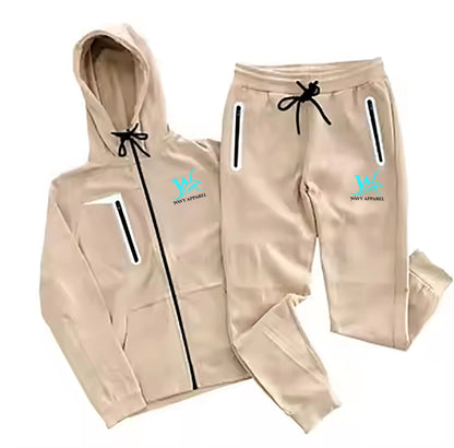 Beige Wavy Apparel Tracksuit