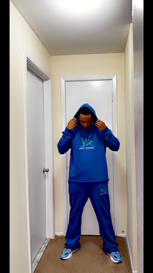 Blue Wavy Apparel Sweatsuit