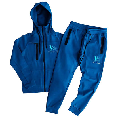 Blue Wavy Apparel Tracksuit