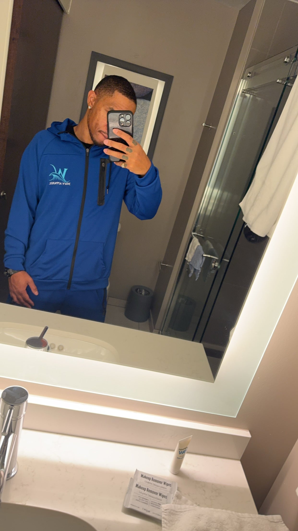 Blue Wavy Apparel Tracksuit