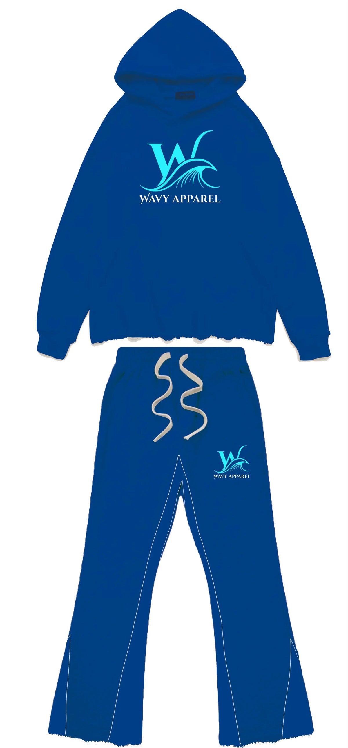 Blue Wavy Apparel Sweatsuit